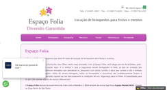 Desktop Screenshot of espacofolia.com.br